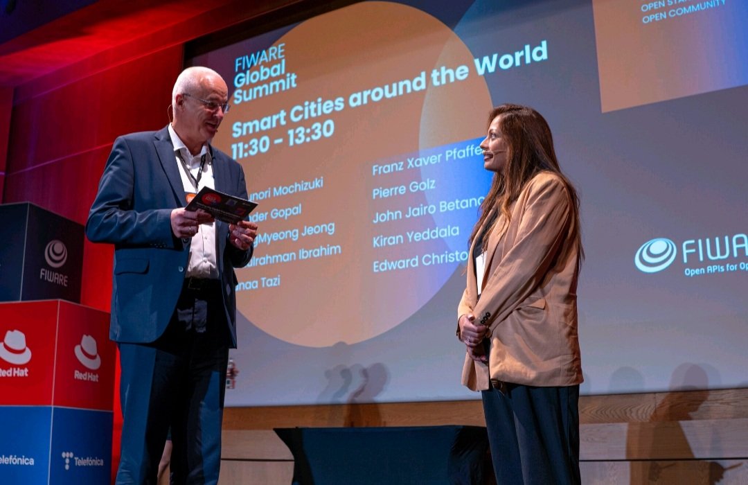 MarocNumCluster's tweet image. @MarocNumCluster a participé au #FiwareGlobalSummit en présence d&apos;une délégation marocaine composée du @PNUDMaroc et du Ministère de l&apos;Aménagement du Territoire et d&apos;urbanisme afin de proposer une stratégie ciblée et adaptée pour le développement des #smartterritoires au Maroc.