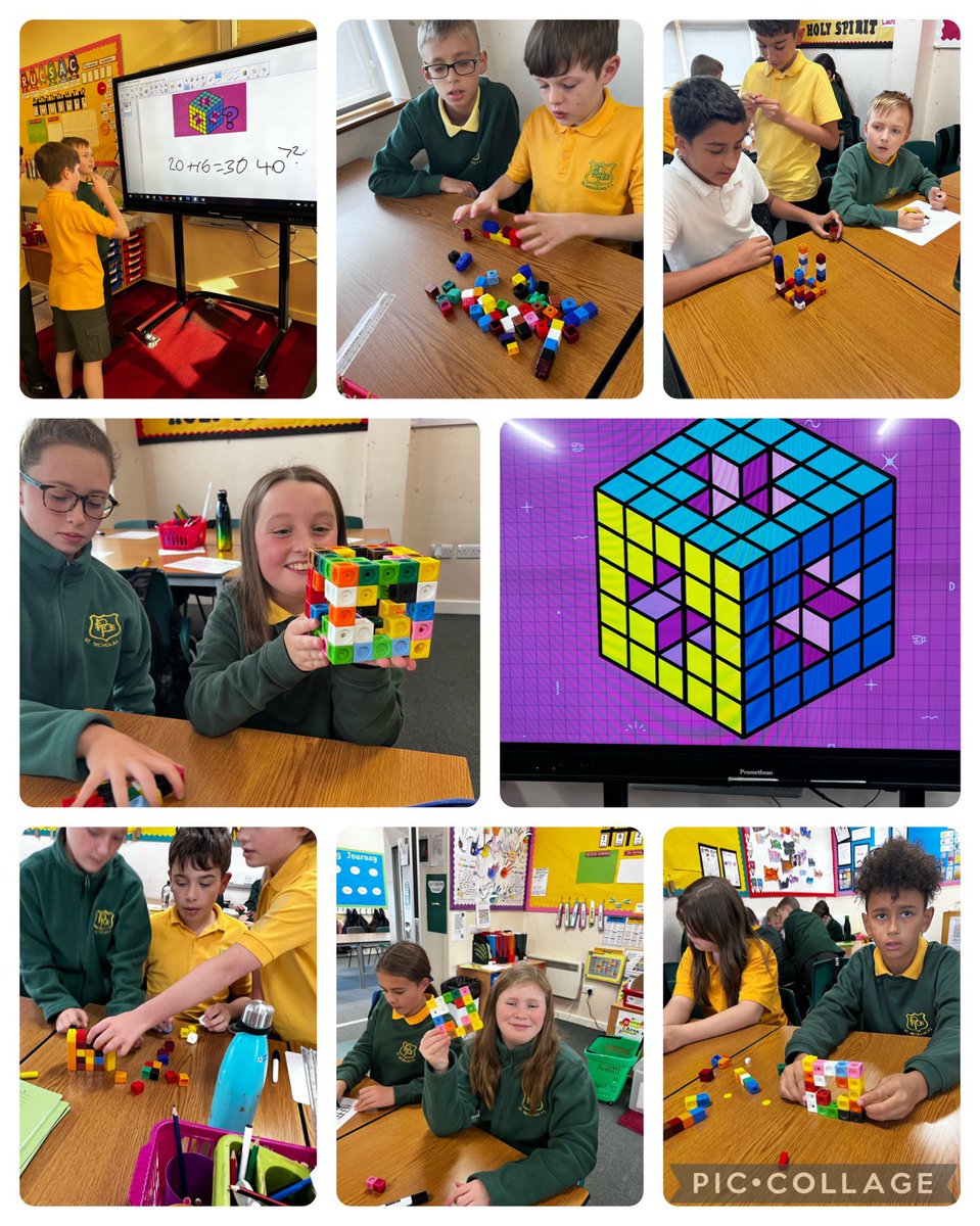 wlstnicholasps1's tweet photo. Primary 7 have been taking part in Scottish Maths Week by taking on a daily challenge. We worked in teams to build a model and solve the problem. #numeracystnics #scottishmathsweek https://t.co/JkKi3zgslR