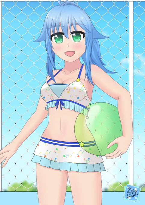 シャル「ボールで遊びますか?」#オリキャラ 