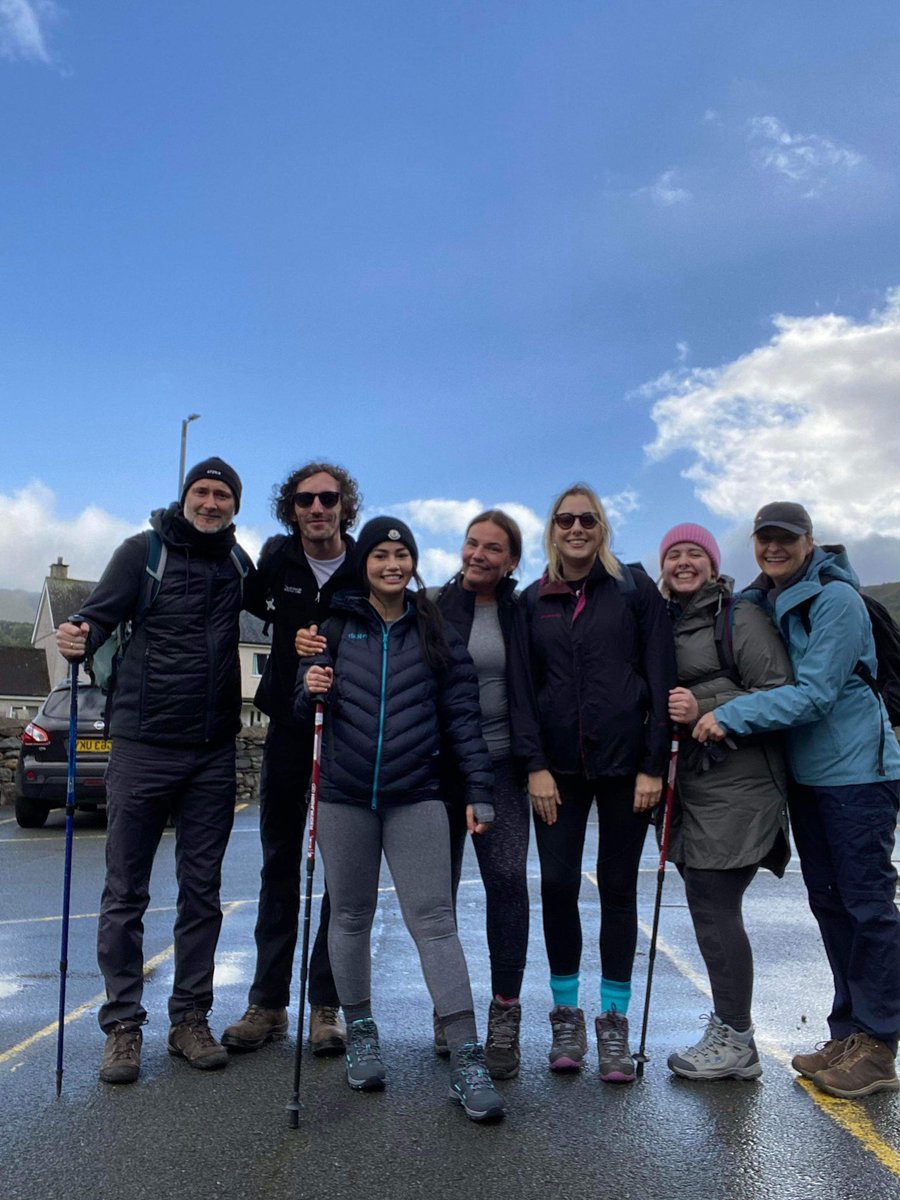 andddddd they are off! Best of luck to the team climbing Snowdon today! ⛰ A2 stops at no limits to fundraise for our patients……. ain’t no mountain high enough 🎶🎶🎶