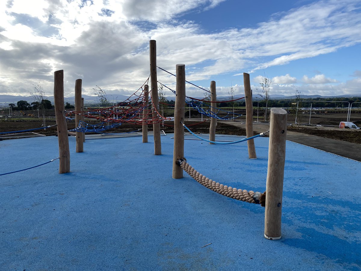 openspacesian's tweet photo. When you ask specialists @JupiterPlay to design at master plan stage. - Lennie Park and Meadowfield Park. Westcraigs development in Edinburgh. #robinia #play #jupiterplay #climb #slide #swing #jump #ropes #basketswing #balance https://t.co/EttETlpPLi