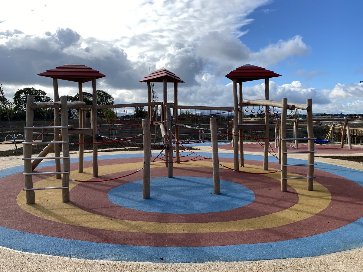 openspacesian's tweet photo. When you ask specialists @JupiterPlay to design at master plan stage. - Lennie Park and Meadowfield Park. Westcraigs development in Edinburgh. #robinia #play #jupiterplay #climb #slide #swing #jump #ropes #basketswing #balance https://t.co/EttETlpPLi