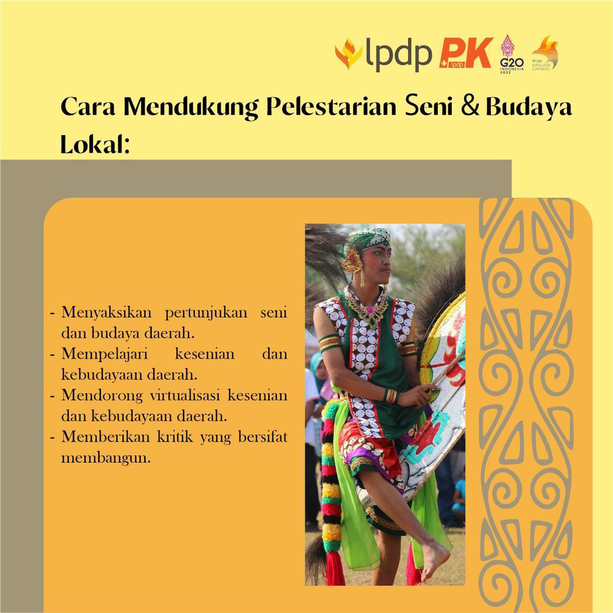 jengbell's tweet photo. Halo Kasuarians!

Indonesia adalah negeri yang kaya akan budaya maupun kreativitas individunya. Selain itu, tingginya kreativitas anak bangsa membuat banyak karya anak bangsa yang membanggakan dan tidak kalah saing dengan produk buatan luar negeri. https://t.co/8ORFQbgSUf