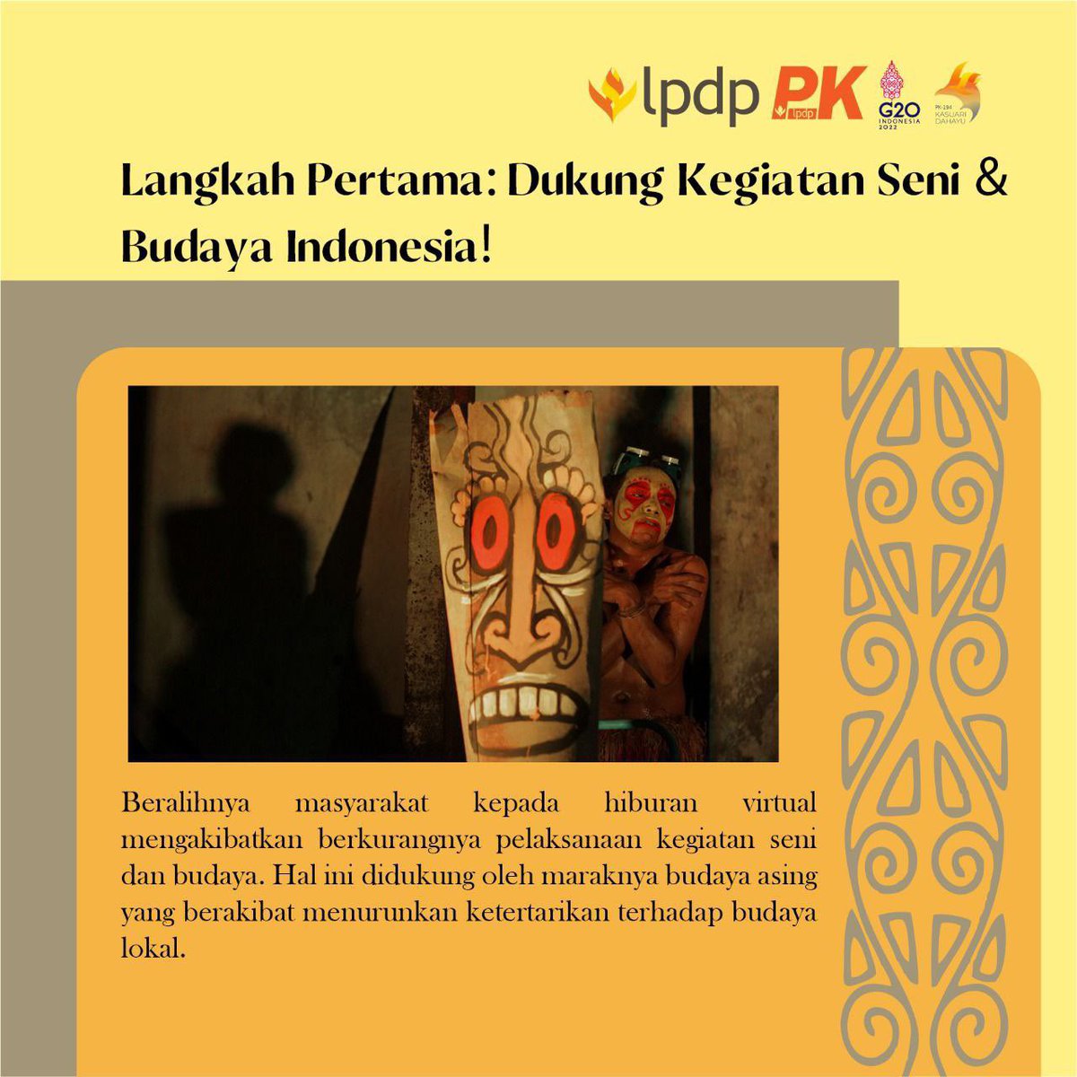 jengbell's tweet photo. Halo Kasuarians!

Indonesia adalah negeri yang kaya akan budaya maupun kreativitas individunya. Selain itu, tingginya kreativitas anak bangsa membuat banyak karya anak bangsa yang membanggakan dan tidak kalah saing dengan produk buatan luar negeri. https://t.co/8ORFQbgSUf