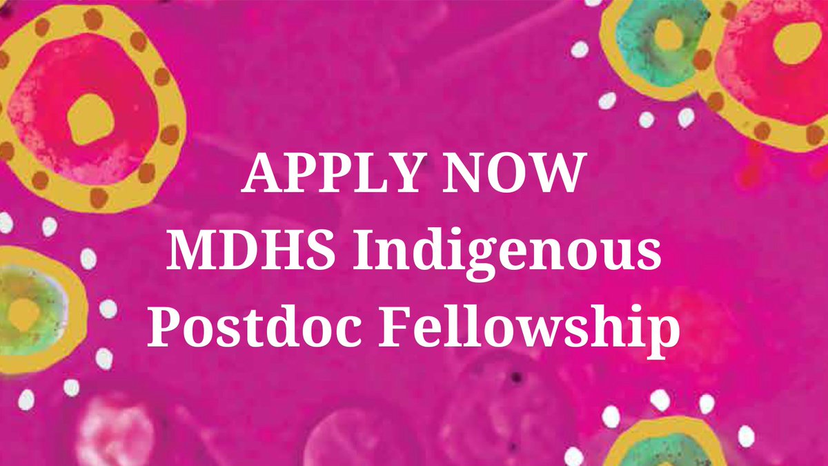 MDHS Indigenous Postdoctoral Fellowship applications are NOW OPEN! 🙌🏾 It supports career pathways for Indigenous academics 🎓 who will actively contribute to translational health research &/or address critical health issues facing Indigenous communities -> go.unimelb.edu.au/wh3j