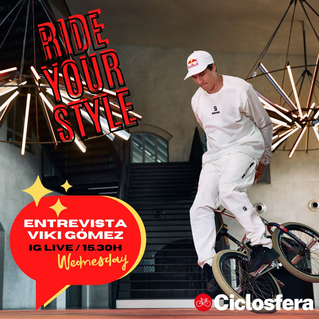 ciclosfera's tweet photo. 🔥 ¿Montamos con Viki Gómez? 🔥
🚲 ¡Participa y entrevístale este miércoles a las 15.30h (ESP) en IG LIVE!🚲
⭐️El REY del BMX Flatland nos explica todos los secretos de su disciplina y del BMX.
#ciclismourbano #urbancycling #cyclinglife #bmx #bmxflatland #vikigomez @vikigomezbmx https://t.co/jJyo5GAcYh