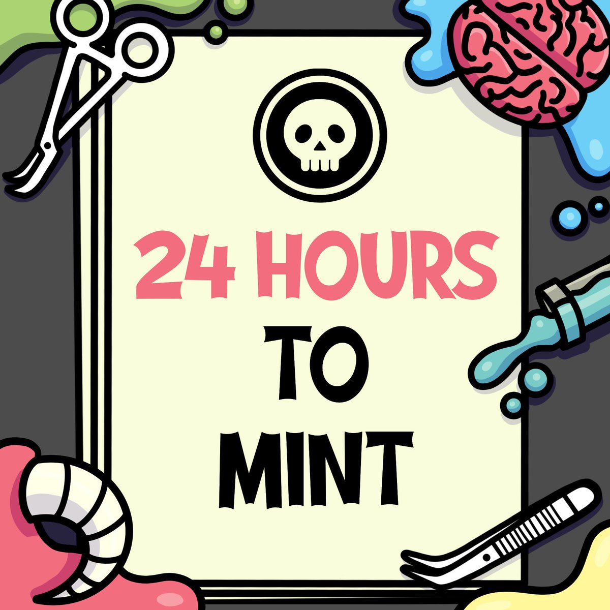 Nowhere to run. Nowhere to hide. ⁣💀

With only 24 hours till the mint, we're throwing in an extra 3 x airdrops. 

To enter:
- Follow <a href="/MonsterlandNFT/">Monsterland (💀,🪦)</a>
- Like &amp; RT
- Tag 3 friends

Last chance, Monsters!