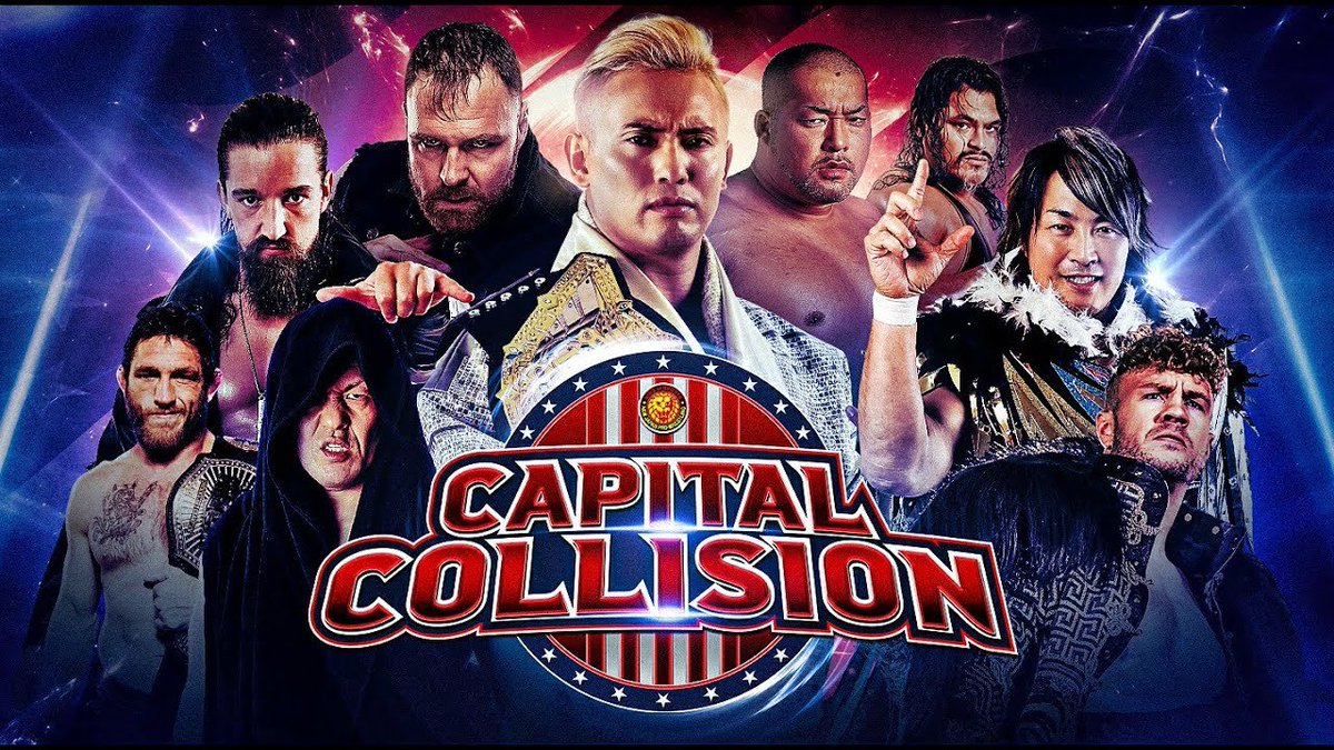 Premiering NOW! Catch one of our biggest US events of the year so far for FREE! Capital Collision from DC this May is on YouTube for a limited time only! Join the live chat and interact with our guests! youtube.com/watch?v=grRE-E… #njpw