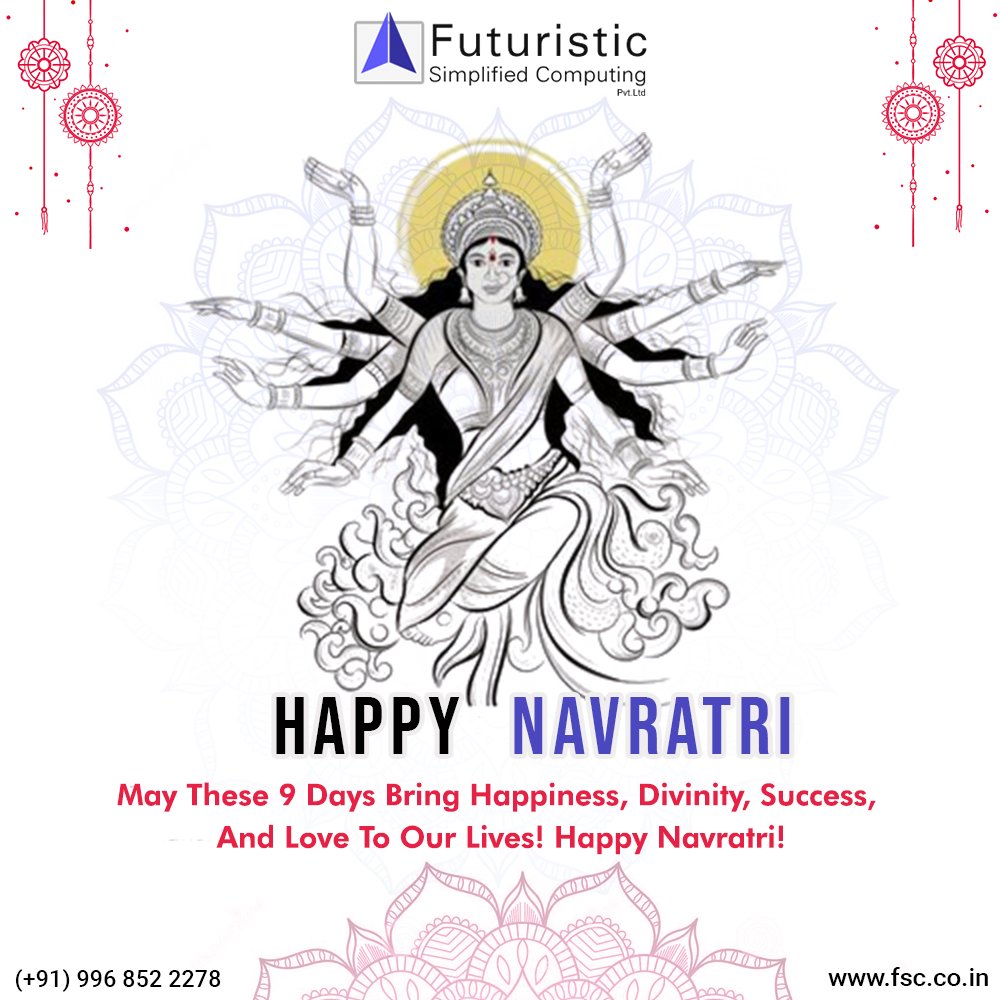 May These 9 Days Bring Happiness, Divinity, Success, And Love To Our Lives!
.
|| Happy Navratri To All ||
.
#FSC #digtalmarketingservices #digitalmarketing  #नवरात्रि #JaiMataDi #navratri2022 #maadurga #navratrifestival #navratrivibes #navratrifever #navratriutsav