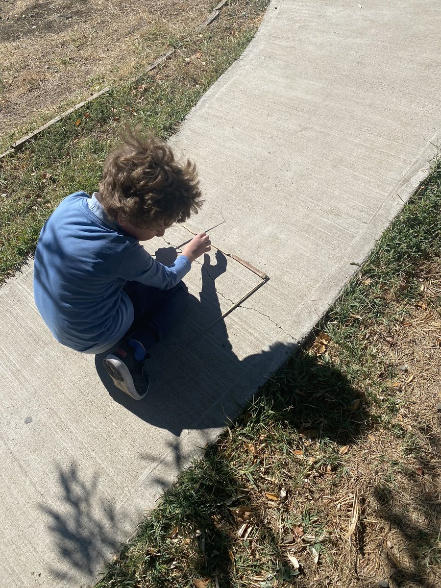 BIST_OL's tweet photo. During their Outdoor Learning lesson today @BIST_Y3B are exploring nature art at Lisi Lake. They are using resources they find to make art work. #outdoorlearning #natureart #funlessons #outsideschool https://t.co/EFaqFdw4x5