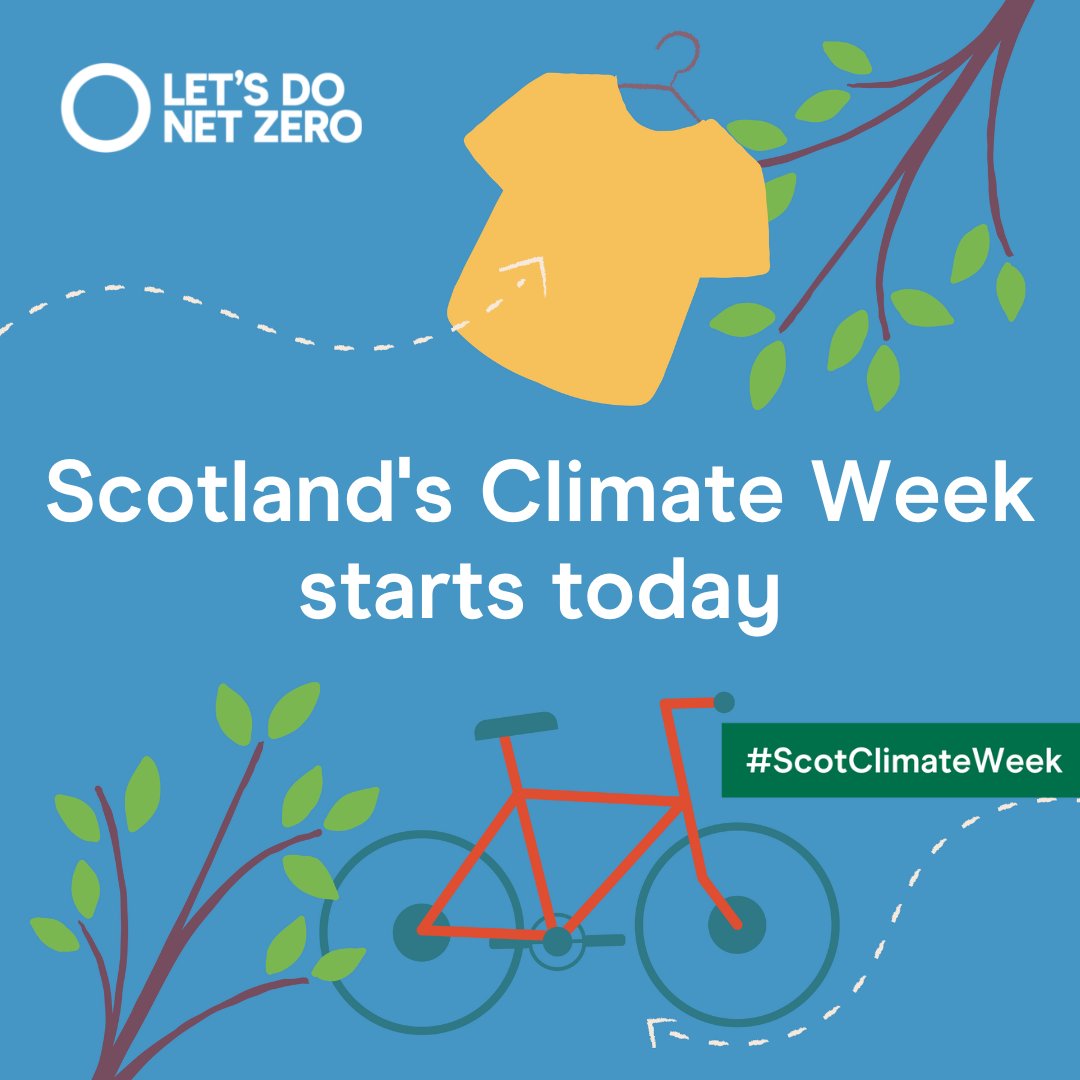 #ScotClimateWeek is back! This year its mission is clear – to get Scotland talking.

Why not start your #climateconversations with your friends, family & colleagues?  

Just one conversation could create a ripple effect of positive actions that could help #makeadifference.