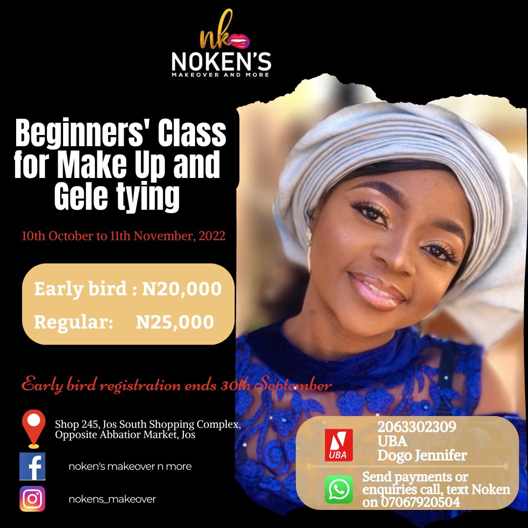If you have sisters, friends, girlfriends who have been idle through out this strike period, Tap them now and tell them “No sleep, wake up, collect your money “😂

You can urge them to enroll in this 1 month training or better still you can enroll them 😁😃