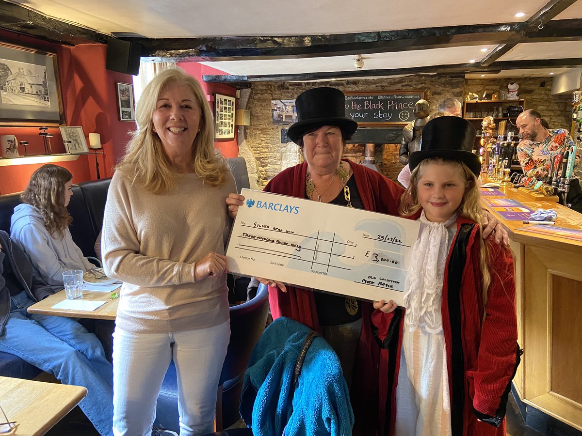 SilverstarStar's tweet photo. Thanks to the Old Woodstock Mock Mayor team for this fantastic donation ❤️ https://t.co/JJLL2F0qAo