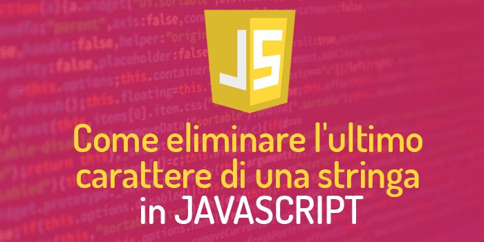 webarea_it's tweet photo. Come eliminare l'ultimo carattere di una stringa in javascript
Ti sarà capitato spesso di dover eliminare l'ultimo carattere di una stringa in Javascrip ...
https://t.co/GiMMvL4ito https://t.co/zNBD7m6NPy