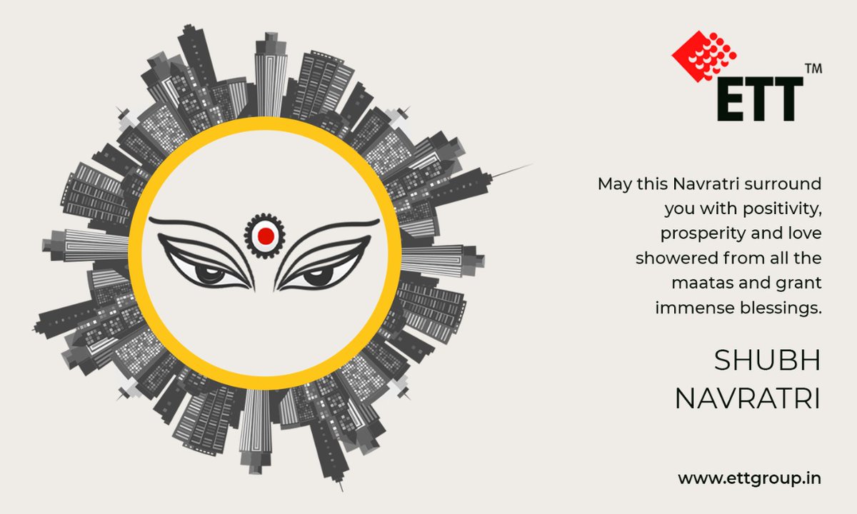 ETTGroupIndia's tweet photo. May this Navratri enlighten the path of growth and joy and fill your life with wealth &amp; success.

Shubh Navratri 

#ETT #Navratri #Navratri2022 #ShubhNavratri #Durga #Durgamaa #Shakti #Goddess #RealEstate #Development #Invest #CommercialRealEstate #Property #Home #Work https://t.co/80p7tHanHZ