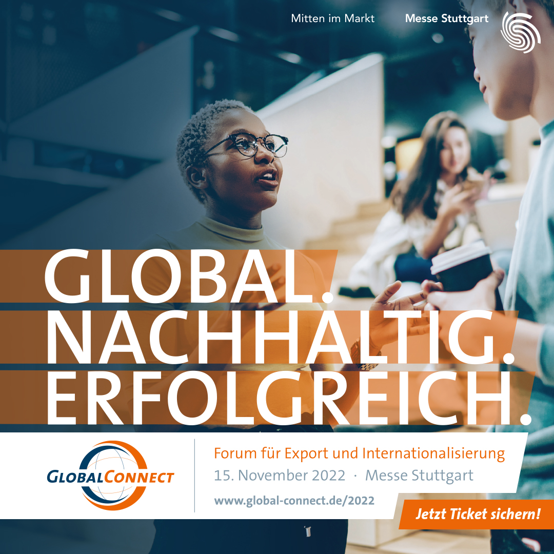 newinbw_'s tweet photo. SAVE THE DATE
Global. Sustainable. Successful. 
Meet us at this year's #GlobalConnect forum at the @Messe_Stuttgart on the 15th of November 2022!
See you there! https://t.co/yvbOVTeDbv
