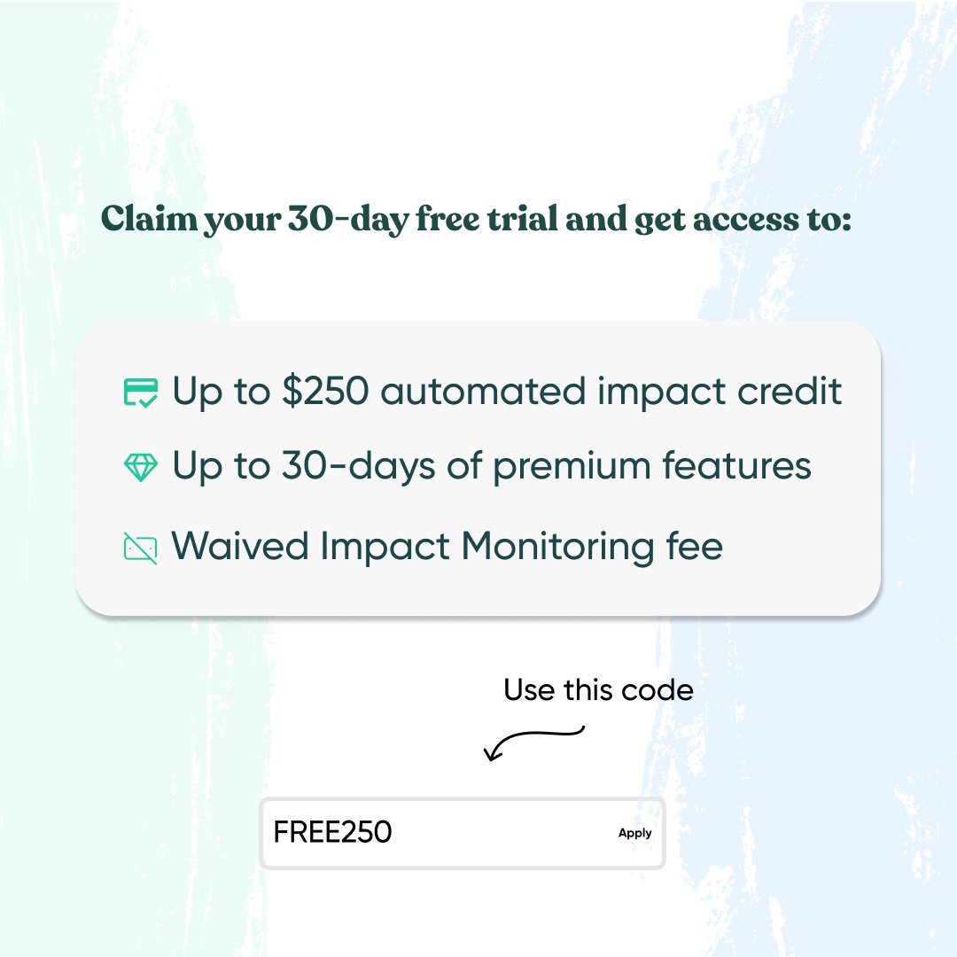 You can become regenerative in a few clicks! 
Handprint is giving away a 30-day free trial until October 19, 2022! 

Use the code FREE250 to get free access to: 

Sign up today 👇
handprint.tech

*T&amp;Cs apply: 
handprint.tech/terms-conditio…

#GenerationRegeneration #ecommerce