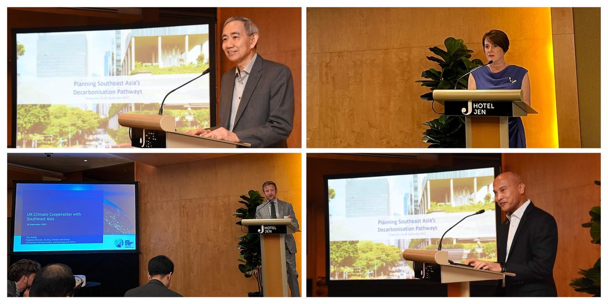 Thank you <a href="/ISEAS/">ISEAS - Yusof Ishak Institute</a> for organising a workshop for <a href="/ASEAN/">ASEAN</a> countries to discuss #decarbonisation pathways for #climateresilientdevelopment

Thank you too <a href="/UKinSingapore/">UK in Singapore 🇬🇧</a> &amp;  #konradadenauerstiftung for💪support

There is much to learn fm each other in the transition to a net-zero future