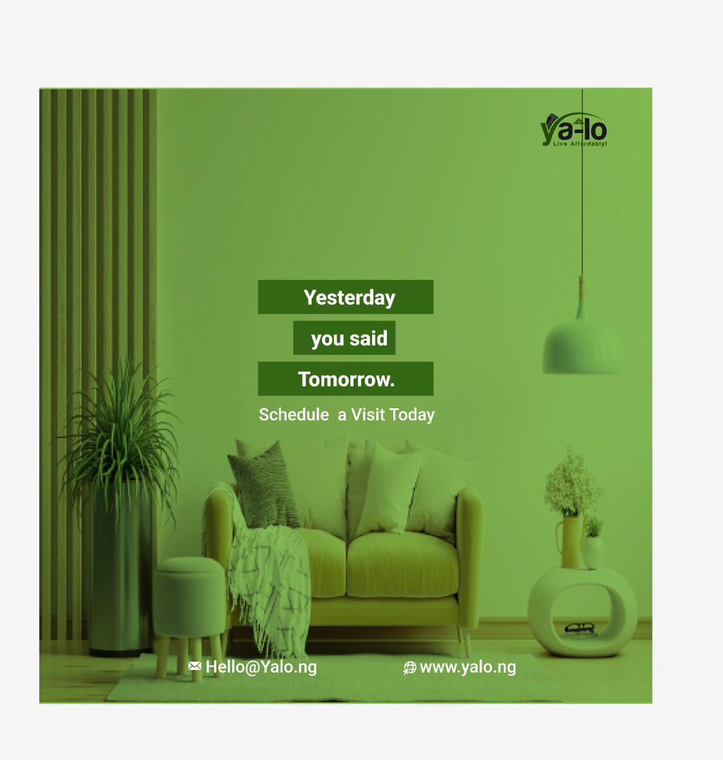 YaloAfrica's tweet photo. Donโt snooze on it!
YALO is coming!! In the mean time, contact us .
Rent just became easy with YALO
#yalong
#fintech
#proptechstartup .
#yalo #realestate #realestateagent #realestatedevelopments #realestatetechnology #beautifuldecor #realestateinvesting #realestategoals https://t.co/dcXtbeD26g