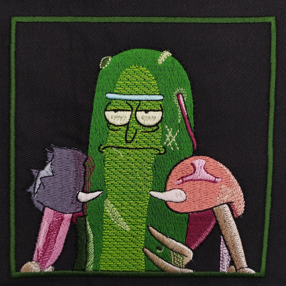 threadedinkstu's tweet photo. Pickle Rick.
#threadedink #threadedinkstudio #embroidery #machineembroidery #digitalembroidery #rickandmorty #ricksanchez #rick #picklerick #adultswim #brother #brothersewing #brotherembroidery #brothersewinguk https://t.co/1EOqMVQPMY