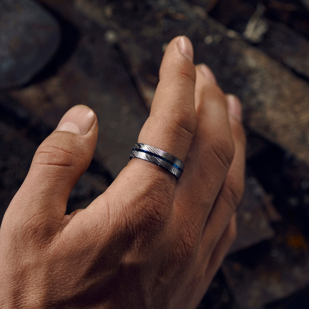 Out now: the Fortis Damascus steel collection.
24 styles – each ring unique.

Shop the collection here: