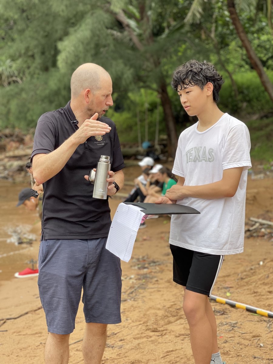 RugbyThailand's tweet photo. More coverage of D Block's geography residential; profiling beaches, reviewing erosion and learning about the impact of physical and human geography on a specific local community. 
#internationalschool #rugbschoolthailand #geography #geography_rst #DBlockRST #seniorschool #IGCSE https://t.co/ylvIopFwGy
