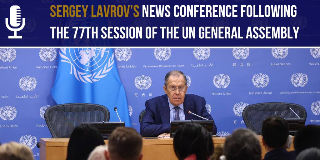 Image for the Tweet beginning: 🎙 Foreign Minister Sergey #Lavrov’s