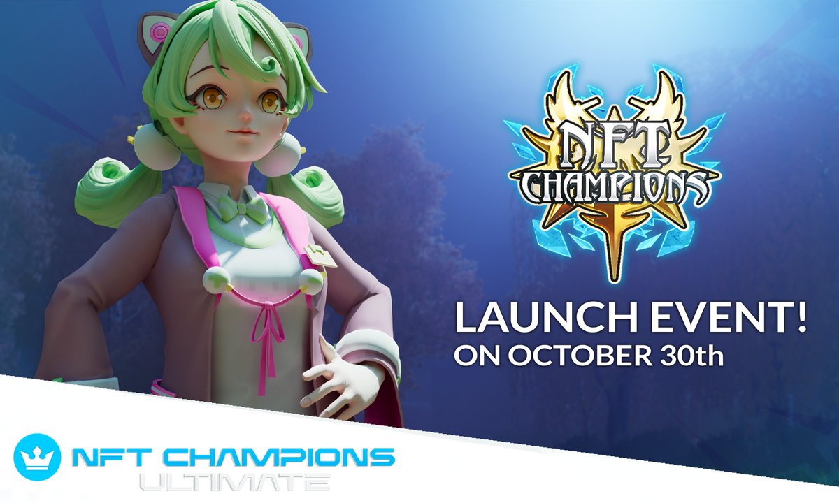 TheWaveHQ's tweet photo. #NFTCHAMPIONS The launch event kicks off on October 30th! Be the first to explore the expansive world of Celestia! https://t.co/nNiakx6E8E