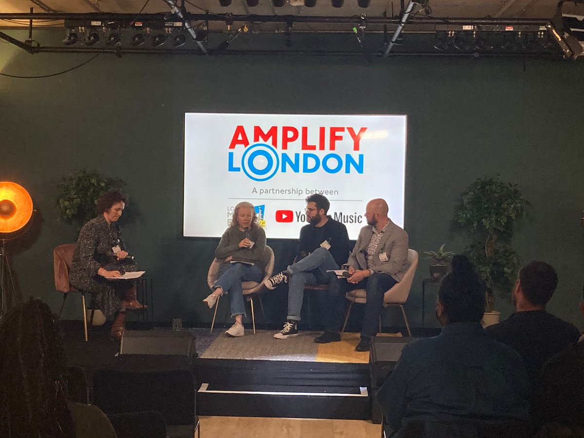 londonmusicfund's tweet photo. Time for our second panel discussion on Funding the Future, with Catherine Sutton @phf_uk, Adam Cookson @youthmusic and @DavidBurgessFR from Apollo Fundraising! Looking forward to hearing from them all #AmplifyLDN https://t.co/2okzLYumxJ