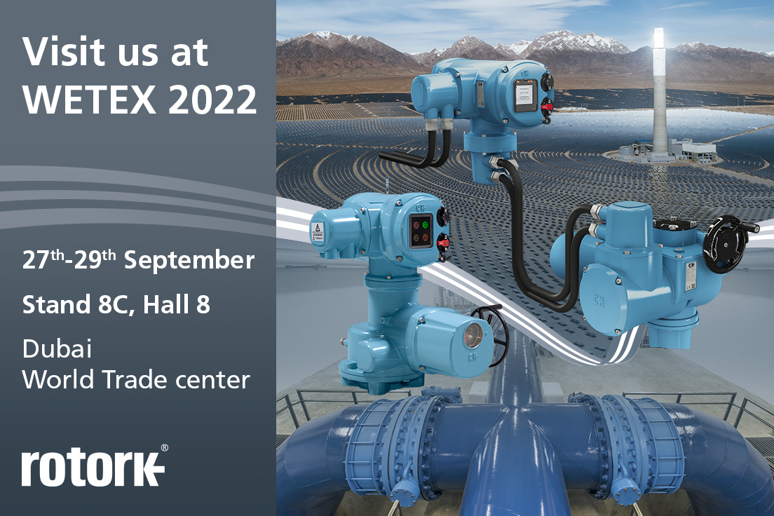 Join us at Dubai’s largest sustainability and clean energy technology exhibition, WETEX 27-29 September. Rotork will be displaying our range of sustainable products on the show floor at stand 8-C8 in hall H8. 
https://t.co/LuXDxg0BNg https://t.co/rGtHyqstBe