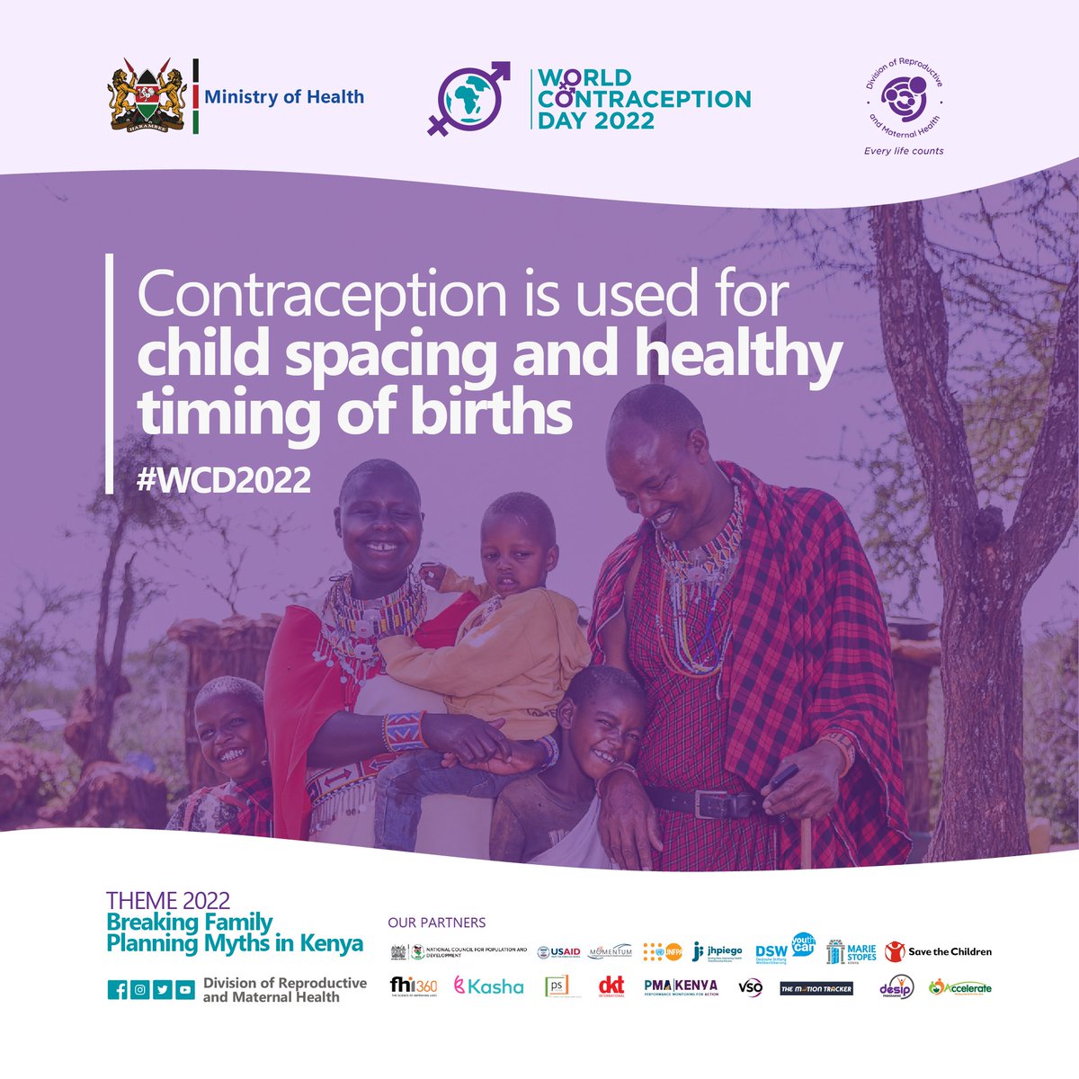 World Contraception Day Breaking family planning myths in Kenya. #WCDKE2022 #Tujulishane