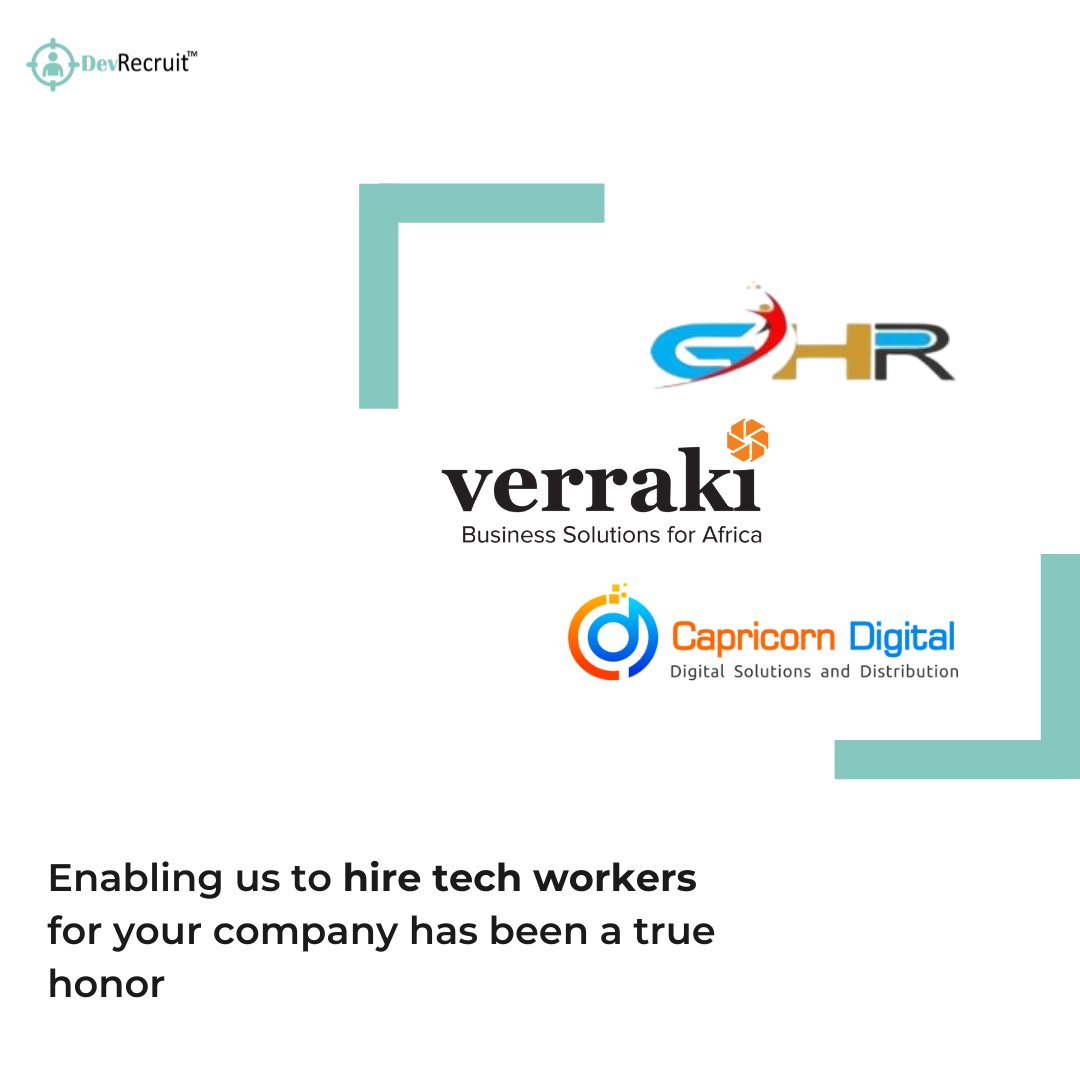 devrecruit_tech's tweet photo. Enabling us to hire tech workers for your company has been a true honor.
We want to say a big thank you to some of our amazing partner companies.
#devrecruit #partners #jobrecruitment #jobtraining #company #newweek #freetraining #trainingschool #devrecruittrainingschool #monday https://t.co/fvMcPEsoHn