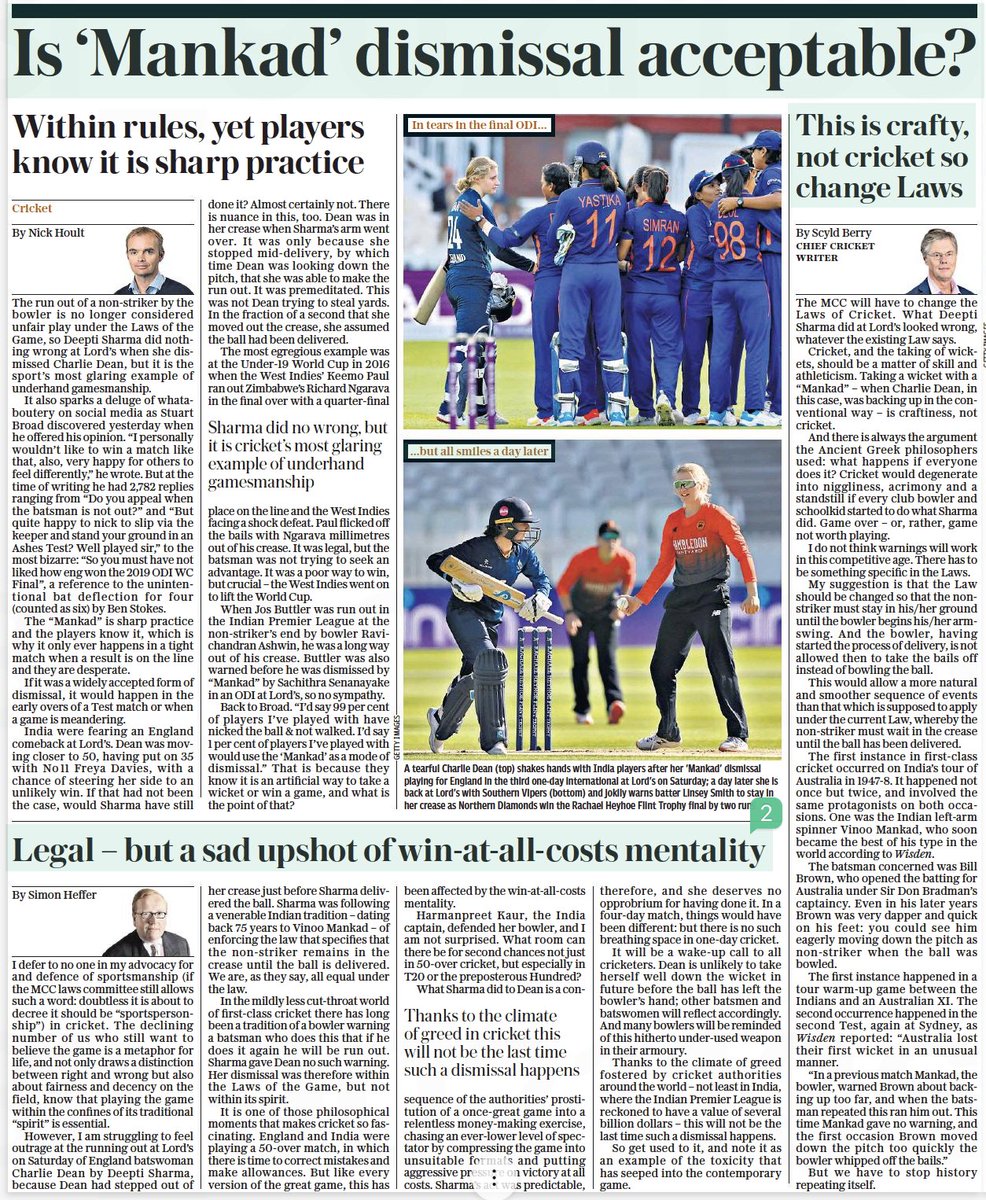 ScottyCricket's tweet photo. @ESPNcricinfo @TelegraphSport @NHoultCricket @scyldberry #SimonHeffer
@jackrussellart @huwzat @coynejames @ICC @BCCIWomen @englandcricket https://t.co/wZOjSnIuKK