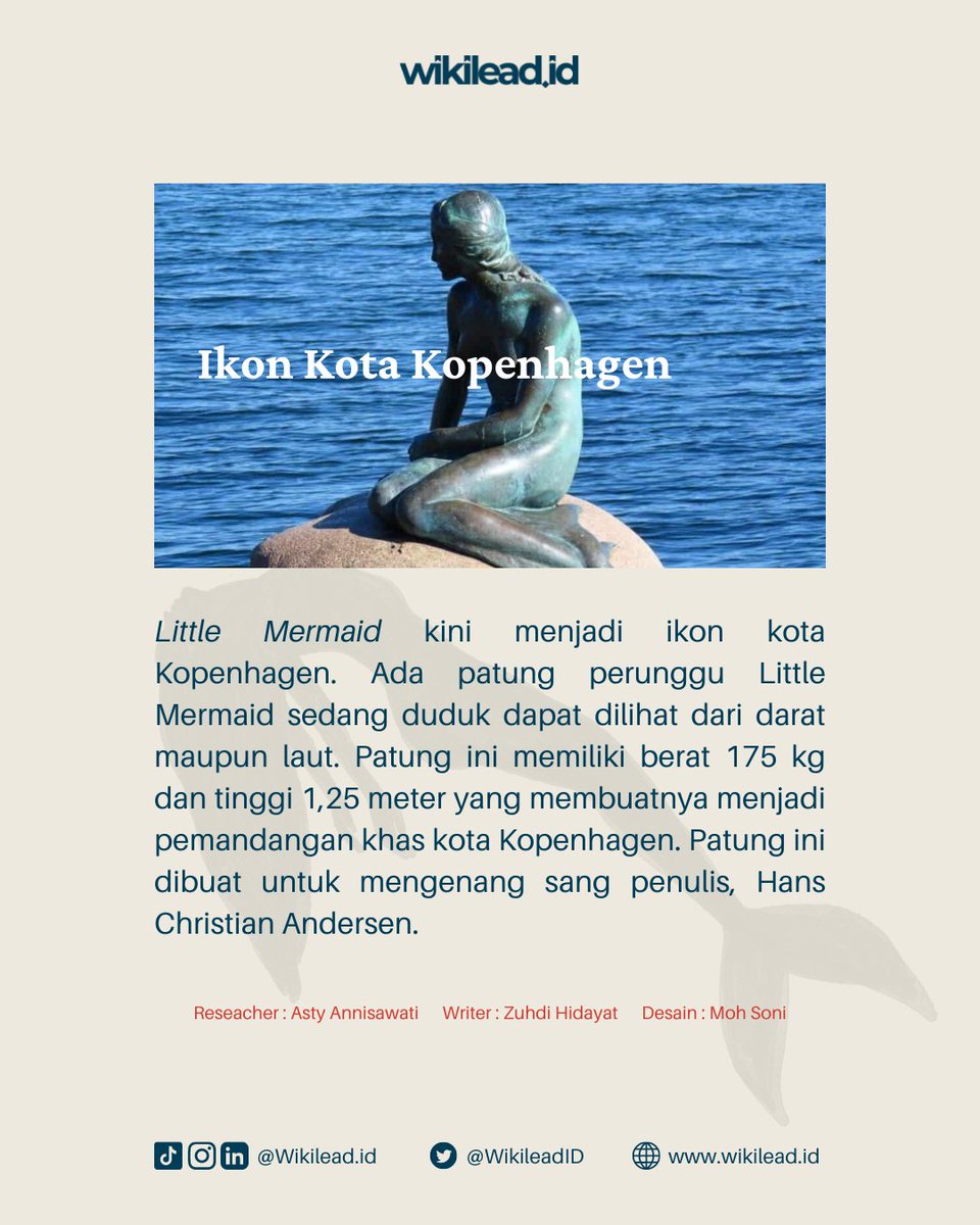 WikileadID's tweet photo. Menurut Wikileaders, bagaimana kita memaknai kisah The Little Mermaid baik dalam bentuk karya sastra maupun film animasinya?

#MakinBijakLiterasi #SalamLiterasi #ReadtoLead https://t.co/fF1czVBoE0