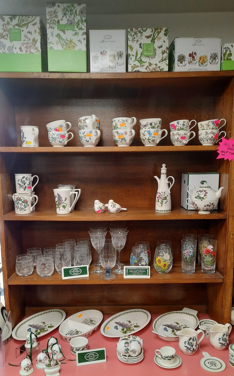 HildrethsGC's tweet photo. Check out the cookshop's sale for 50% off selected crockery, ceramics and glassware, including names like Portmeirion, Spode, Royal Worcester, Darrington.  
All lines are reduced to clear. https://t.co/2Nu12DMOa2