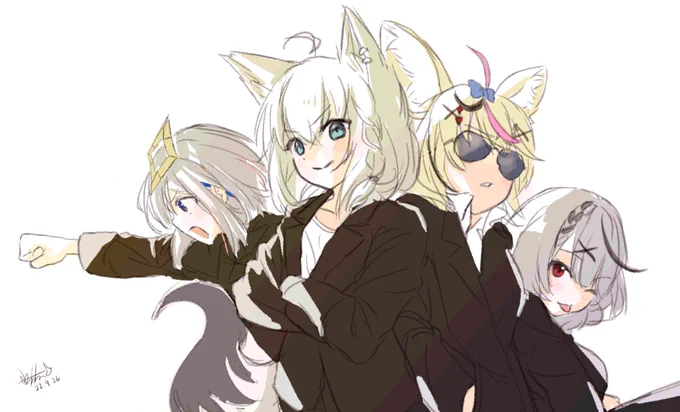 #絵フブキ #かなたーと #絵まる #さかまた飼育日記  