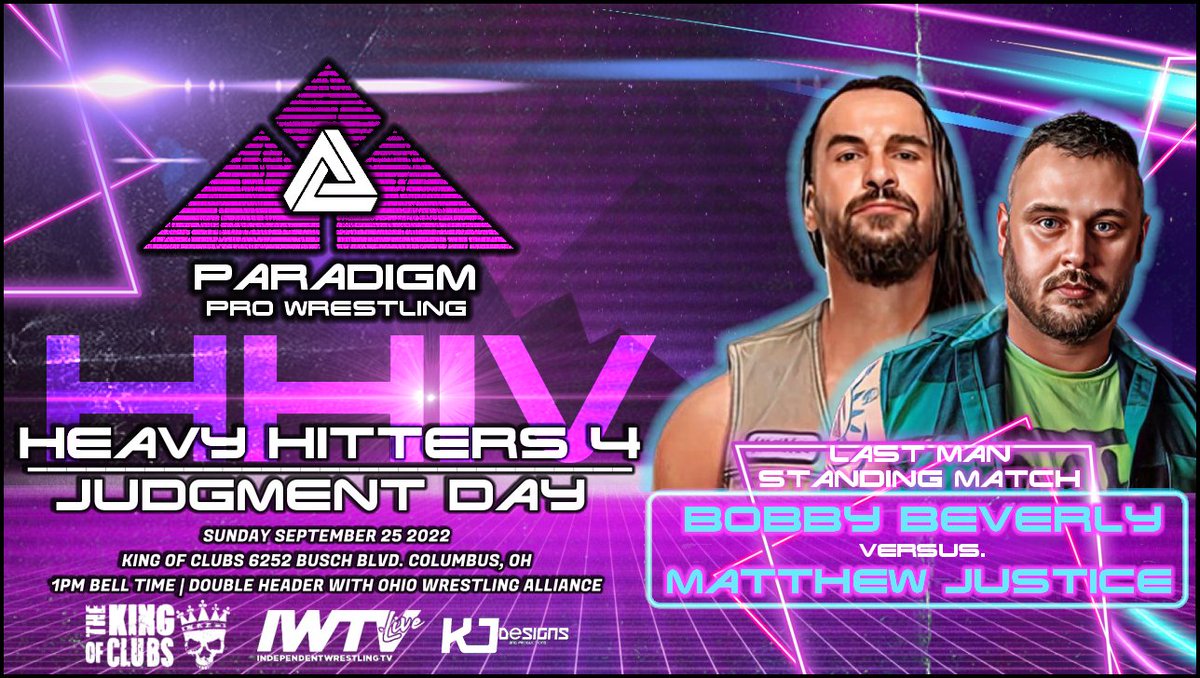 indiewrestling's tweet photo. Now On Demand
@ParadigmProWres #HeavyHitters4!
@ThrashJustice v @BobbyBeverly
@DerekNeal91 v @IsaiahBroner
@_theyaremax_ v @HandsomeMaxZERO
@LordCreweKills v @UncleQ31
@SugarDunkerton v @SwingerFitz
@mdcon420 v @Jordan_Blade92
+ @JosephAgame & more!
https://t.co/pPH5mKiU9r https://t.co/3Rhpllo6g1