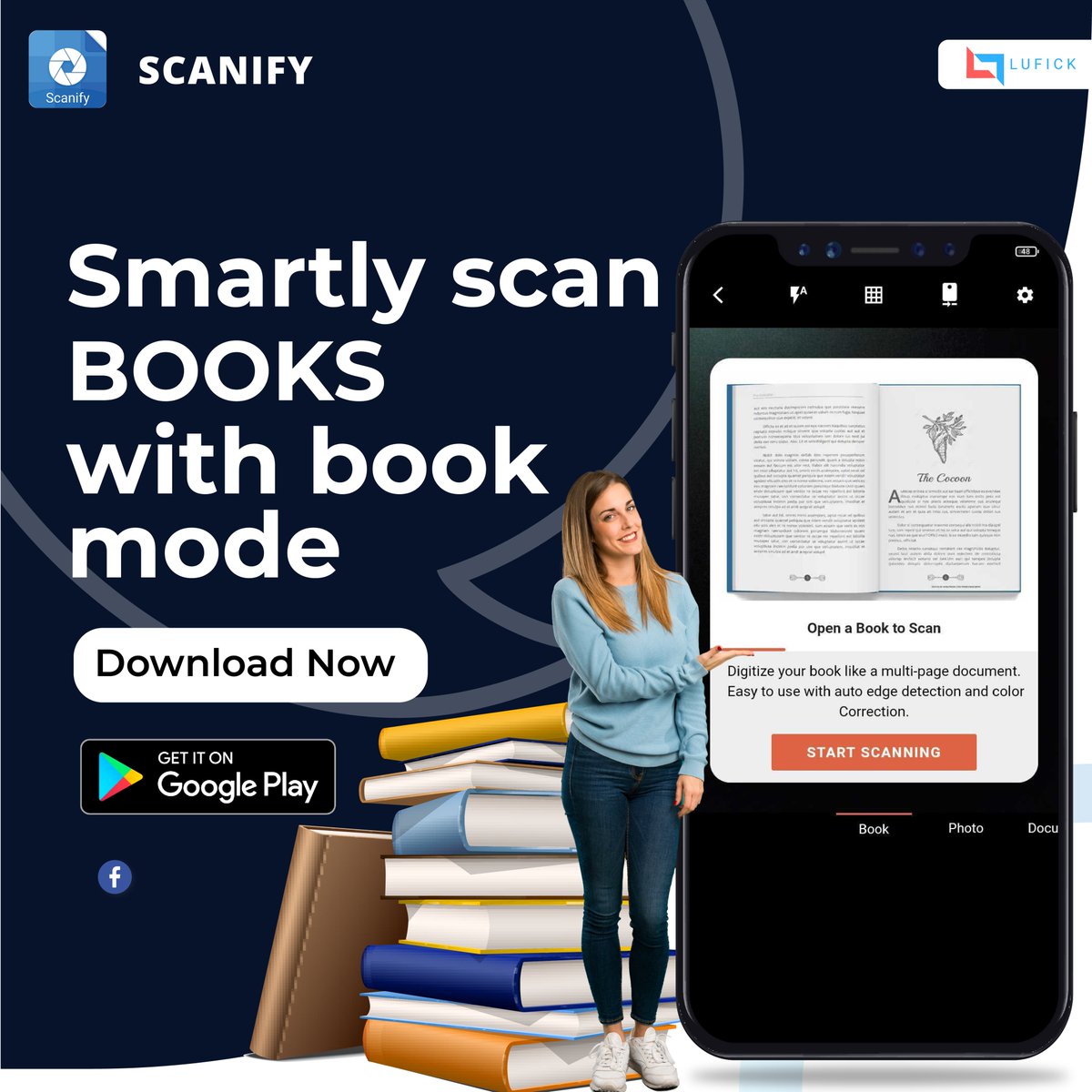 Lufick3's tweet photo. Scan your books using Smart book mode with the Scanify app. Download the App today.
https://t.co/G2VFtAFlkR
#madeinindia #PDFEditor #PDFReader #OnlineClass #HomeWork #lufick #books #bookmode https://t.co/Cqq4xUG1yf