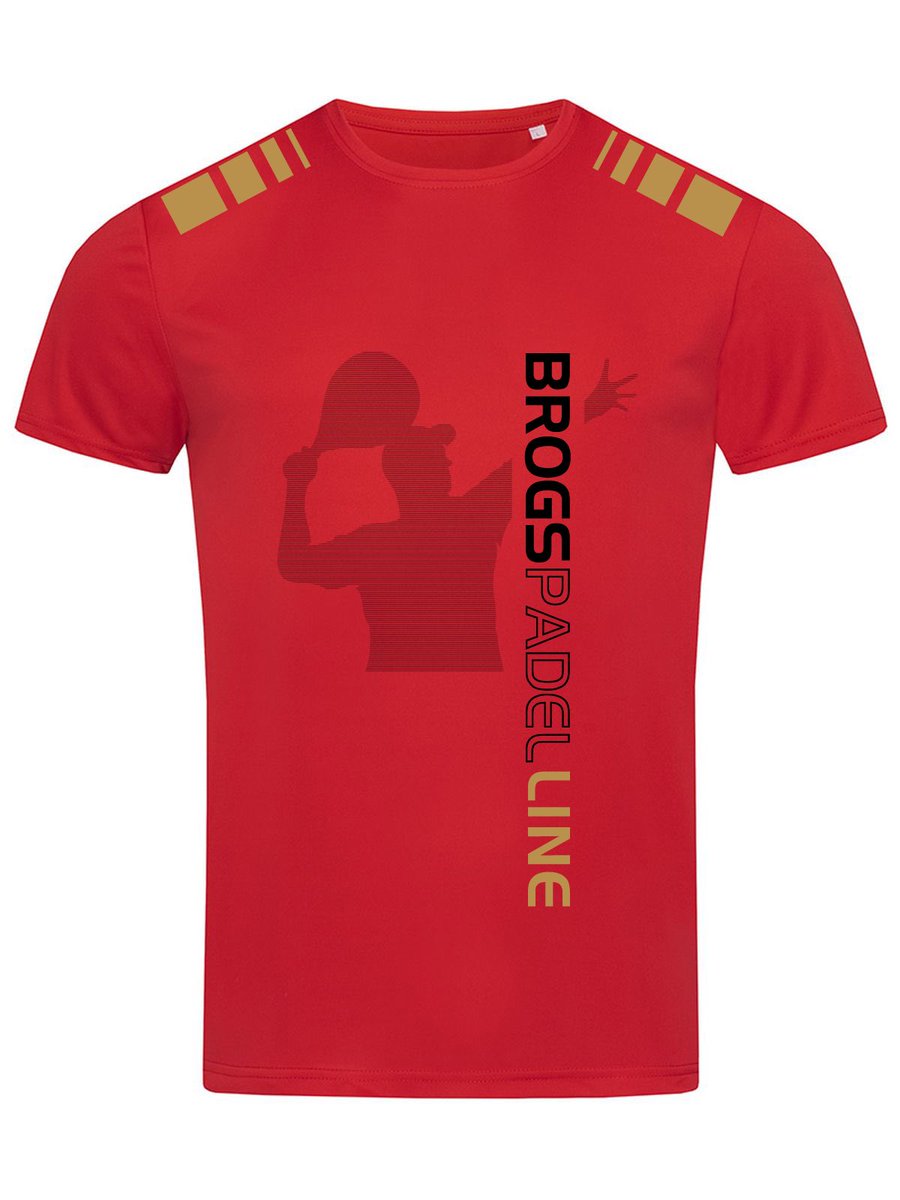 BrogsLine's tweet image. New Tech T-shirt by @BrogsLine 
Red, Silver i nuovi colori
#fw22 #padel #padeltour #brogs #tech
