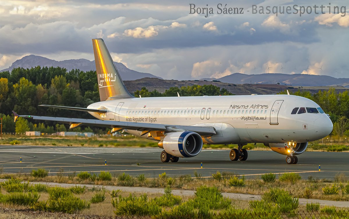AeroRJL's tweet photo. Ayer nos visitó este @Airbus #A320 de @NesmaAirlines procedente de #Luxor https://t.co/B3d2ejtJ2K