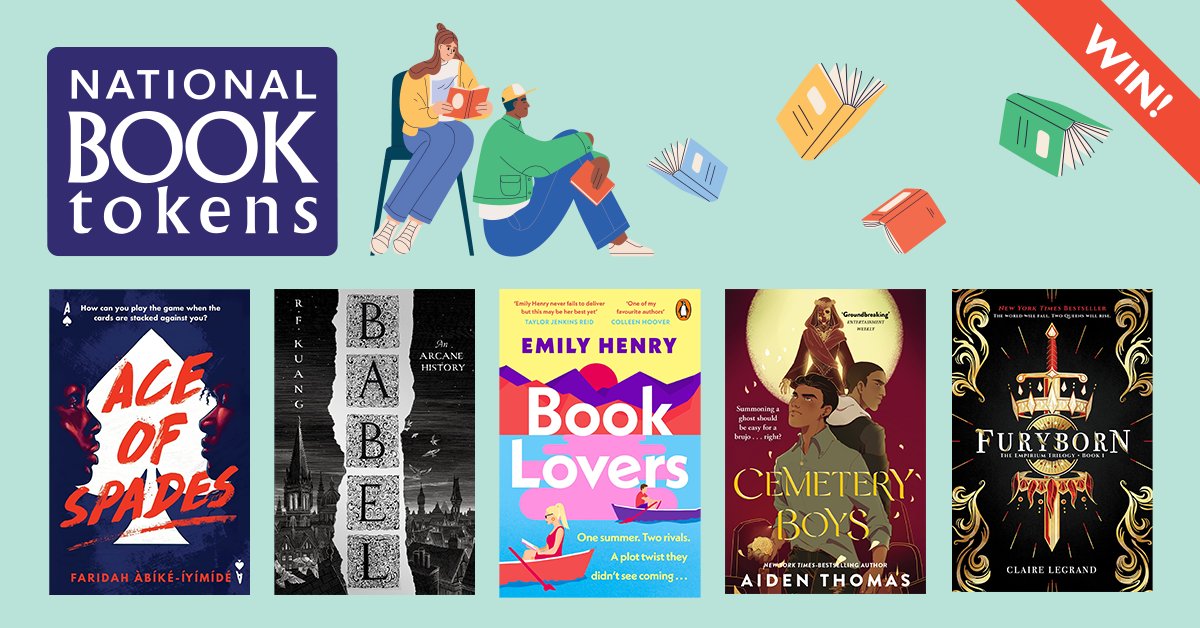 Young adults love books! 📚 Have they read everything that's popular on TikTok? Here are more books to get them hooked… RT to enter to WIN all 5 books! Read 20 books to buy with your book tokens: nationalbooktokens.com/yabooks/20-boo… #BooksAreOurVibe UK & Ireland. Ends 02/10.