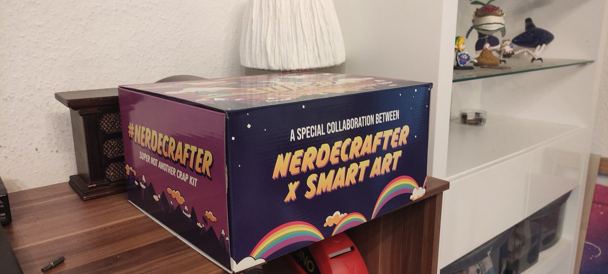 Banuune1's tweet photo. Uuuh. Look what arrived just this morning. My #supernotanothercrapkit #nerdecrafter I'm thinking about streaming opening it and maybe make something with this kit live on #twitch or #YouTube tomorrow.
Sooo excited π₯°π₯°π₯°
Thank you Jackie :* @NerdECrafter https://t.co/OJ3aXBNWK6