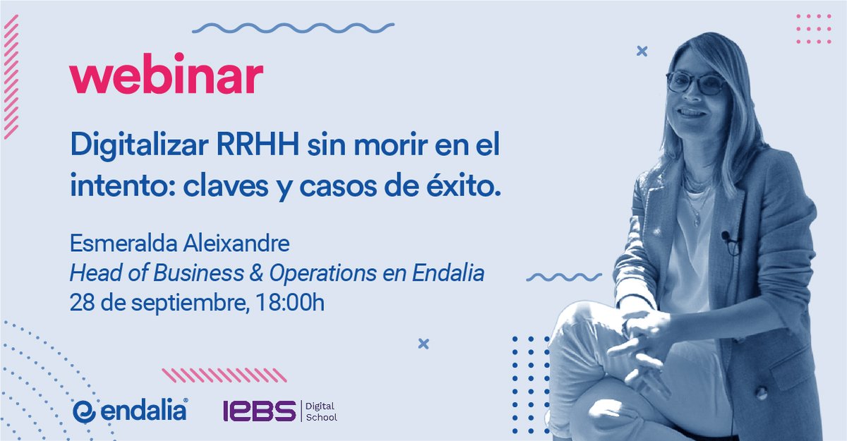 Endalia (@endalia_hr) on Twitter photo 📢¿Nos vemos este miércoles? El 28 de octubre a las 18:00h celebramos un #webinar junto a
<a href="/iebschool/">IEBS Biztech School</a> sobre cómo potenciar los #RecursosHumanos de tu compañía a través de la digitalización.
Regístrate aquí ➡️ iebschool.com/programas/auto…
#empresas #RRHH 📢¿Nos vemos este miércoles? El 28 de octubre a las 18:00h celebramos un #webinar junto a
<a href="/iebschool/">IEBS Biztech School</a> sobre cómo potenciar los #RecursosHumanos de tu compañía a través de la digitalización.
Regístrate aquí ➡️ iebschool.com/programas/auto…
#empresas #RRHH