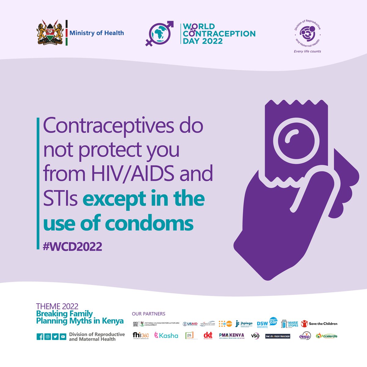 World Contraception Day Breaking family planning myths in Kenya. #WCDKE2022 #Tujulishane