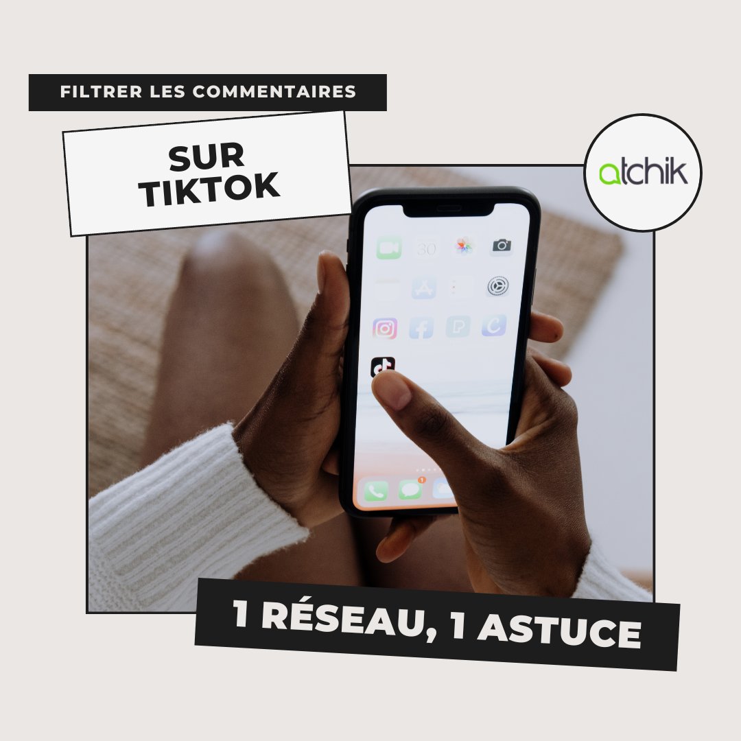 [ 1 réseau, 1 astuce 🔥 ]
Saviez-vous que sur TikTok il est possible de filtrer certains #commentaires avant même de les #modérer ? On vous explique comment faire juste ici 👉 bit.ly/3xRAFio

#socialmedia #mediassociaux #modération