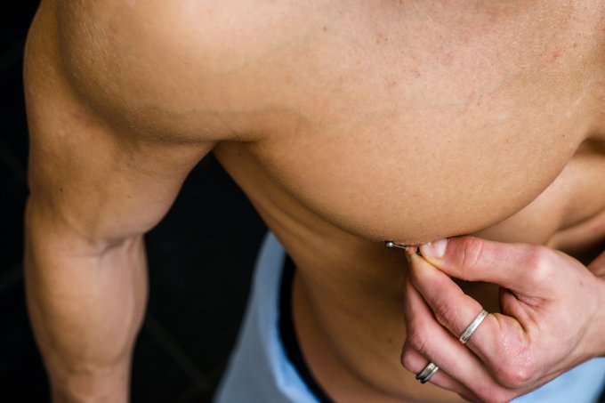 Does a nipple piercing get your attention? Here's some of the gay porn stars we love rocking a pierced