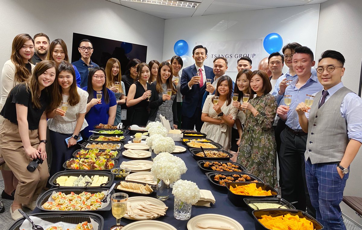 patpltsang's tweet photo. Team dinner full of laughter and joy with Tsangs Group and our affiliate company, Original Financial Group. 
#tsangsgroup #familyoffice #patricktsang https://t.co/7lHqr5HkXy
