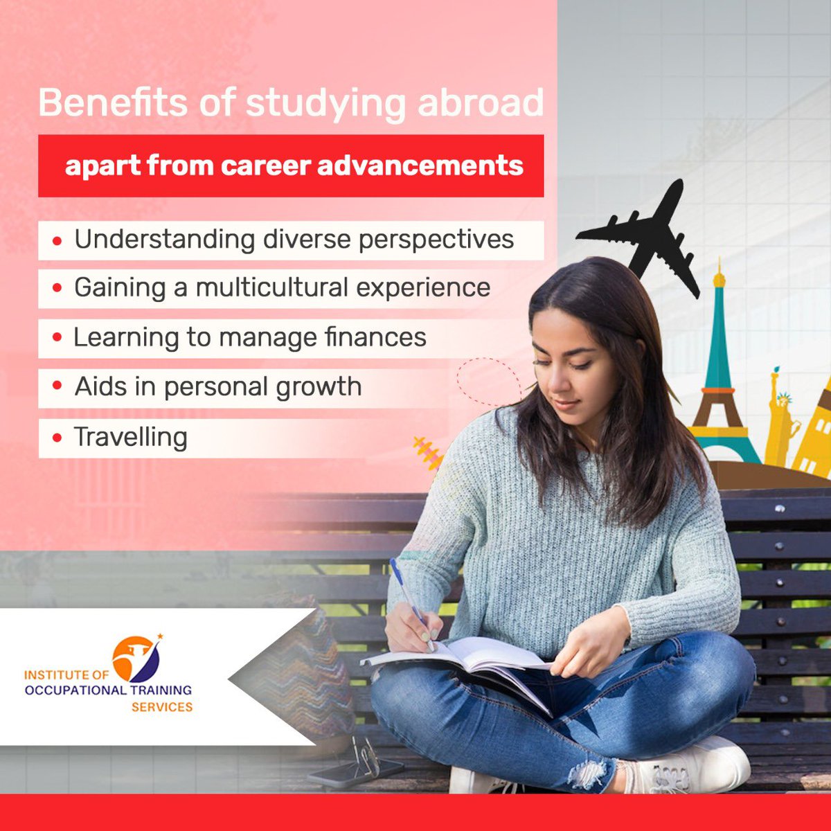Moving abroad for further studies can be daunting, but there is a lot one can learn during the process. #Studyingabroad can be a truly enriching process and is not just limited to #careeradvancements.
#iotspro #educationgoals #studyabroad #dreamjob #dreamcareer #studyinmalta
