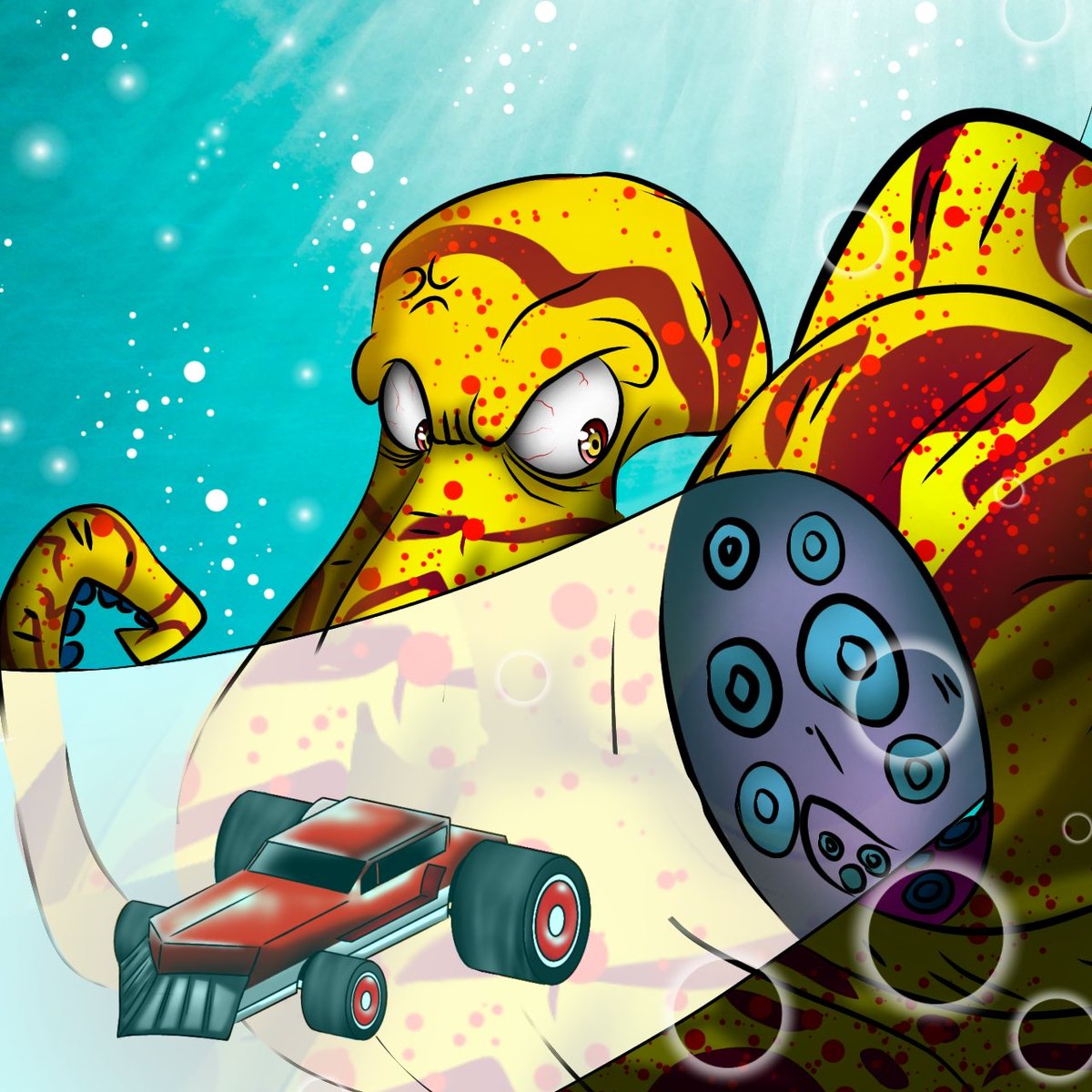 hotwheels_art's tweet photo. 🏁🏎️
finished another hotwheels track 🔥 this time we are going to take a trip to the depths of the ocean 🌊 watch out because there is a terrible monster that doesn't like to be bothered 👾!pass the monster and win the race!
#hotwheelsart #carart  #hotwheelscollector #hotwheels https://t.co/dBXeUsy0u7