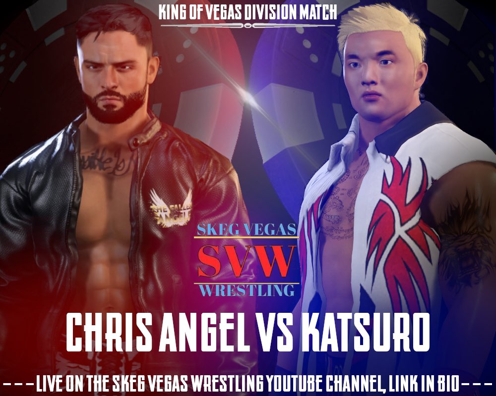 SVegasWrestling's tweet photo. The first 4 matches for @SVegasWrestling (WWE 2K22) Episode 27 live streaming Wednesday at 6PM UK time on the Skeg Vegas Wrestling YouTube channel https://t.co/1rMPSWnt9y Everyone please watch when it goes live on YouTube, like and subscribe thanks! #likeforlikes #like #WWE2K22 https://t.co/sJShLf3yci